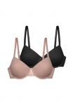 Dorina Liemenėlė su suformuotais kau&scaron;eliais &raquo;Nadia&laquo; 2vnt. Pack Curves su Power-Mesh nėrinių vorgeformte Cups
