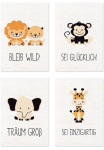 OTTO home Plakatas &raquo;Tiere&laquo; Tiere rinkinys 4 Teile 4 Stk. dalys paveikslas/nuotrauka rinkinys 4 vnt. je 21 x 297 cm be grotelės