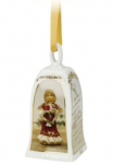 Goebel Weihnachtsfigur &raquo;Glocke - Jahresglocke 2023 auk&scaron;tis ca. 7 cm&laquo; Dekoratyvinė figūrėlė Weihnachtsdeko Dekoratyvinė figurėlė i&scaron; Porzellan
