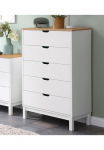 OTTO home Komoda &raquo;Post&laquo; massives Kiefernholz su vielen Stauraumm&ouml;glichkeiten plotis 76 cm