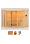 Karibu Pirtis &raquo;Astrid 2&laquo; rinkinys Ofen 9 kW Bio externe Strg easy
