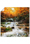 Artland Plakatas &raquo;Herbstlicher Wasserfall&laquo; Gew&auml;sser 1 Stk. dalys be grotelės