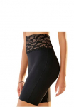 LASCANA Shapingpants besiūlis Long kelnaitės su femininen nėrinių juosta