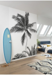 Komar Fototapetas &raquo;Retro Palm&laquo; ra&scaron;tuotas glatt 200 x 250 cm (Breite x H&ouml;he) - Tapetai Vlies Wohnzimmer miegamojo kambario baldai