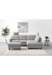 sit&more Kampinė sofa &raquo;Far&ouml; L-Form&laquo; su spyruoklės patogi su miegojimo funkcija ir Dėžutė patalynei