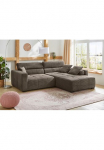 Jockenh&ouml;fer Gruppe Kampinė sofa &raquo;Severino L-Form B: 283 cm&laquo; su Kopfteilverstellung & Pagalvėlė sėdėjimui im Big-Sofa-Style