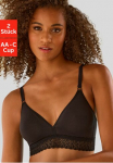 petite fleur Bralette liemenėlė Rinkinys 2 vienetai be lankeliai im attraktiven dvigubas