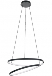 EGLO &Scaron;viestuvas &raquo;RUOTALE Pakabinamas &scaron;viestuvas Alu Stahl ir plastikas IP20 Wohnzimmerlampe&laquo; LED-Modul 1 Stk. Warmwei&szlig; &scaron;viestuvas H150 x &Oslash;55 cm juoda spalva 36W ir