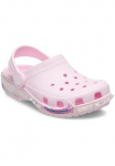 Crocs &Scaron;lepetės &raquo;Kids' Classic Star Sparkle plaktuvas Clog&laquo; Sportinio stiliaus batai sandalai gef&uuml;llt su blizgiu papuo&scaron;imu zum Sch&uuml;tteln
