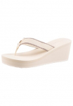 Tommy Hilfiger Sandalai &raquo;WEDGE Beach SANDAL&laquo; Keilabsatz &Scaron;lepetės per pir&scaron;tą Sommerschuh su Logoschriftzug