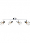 GLOBO LIGHTING Lubinis &scaron;viestuvas &raquo;XARA I&laquo; E14 1 Stk. Deckenstrahler/Metall/Flur/Wohnzimmer/Schlafzimmer