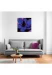 Komar Paveikslas ant drobės &raquo;Purple Fusion - Gr&ouml;&szlig;e 60 x 60 cm&laquo; Natur 1 Stk. dalys Paveikslas mi Echtholzrahmen
