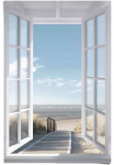 Reinders! Plakatas &raquo;Poster Fensterblick Nordsee&laquo; Meer 1 Stk. dalys