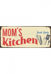 queence Metalinis paveikslas &raquo;MOM'S Kitchen&laquo; Spr&uuml;che & Texte Dekoracija Stahlschilder