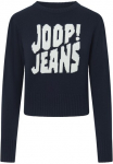 Joop Jeans Joop Džinsai Megztinis apvalia i&scaron;kirpte &raquo;Kali&laquo; su Logoschriftzug