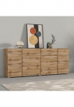 OTTO home Pailga indauja &raquo;MetricBreite 195 cm grifflose komoda 4 T&uuml;ren/2 Schubk&auml;sten&laquo; komoda su viel daiktadėžė lentyna kočėlas