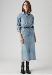 Levi's&reg; Džinsinė suknelė &raquo;WESTERN Džinsai MID&laquo; Denim-Midi-Hemdkleid