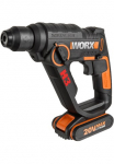 Worx Perforatorius &raquo;WX390.9 SDS-plus&laquo; 3-In-1 pneumatisches Hammerwerk be Akumuliatorinis & įkroviklis