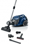 BOSCH Dulkių siurblys kietoms grindims &raquo;Serie 6 BGC41XECO ideal dėl Allergiker Hygiene-Filter&laquo; beutellos 10 Jahre Motorgarantie XXL-Polsterd&uuml;se ilgas Antgalis leise blau
