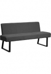 OTTO home Mink&scaron;tas suoliukas &raquo;Gladio&laquo; Esszimmerbank suolas suolas su Taschenfederkern schwarzes Metallgestell plotis 148 cm