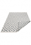 OTTO home Kilimas &raquo;Ronda Wendeteppich&laquo; rechteckig 5 mm auk&scaron;tis Sisal-Optik Flachgewebe In- ir Lauko geometrisches Boho Design