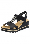 Rieker Basutės su platforminiu padu Sommerschuh sandalai Keilabsatz su elastanu dėl perfekten Kėdė