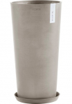 ECOPOTS Vazonas gėlėms &raquo;Amsterdam extrahoch 90 Taupe&laquo; dėl viduje ir au&szlig;en: frostsicher bruchsicher ir lichtbest&auml;ndig