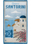 Seahorse Paplūdimio rank&scaron;luostis &raquo;Santorini&laquo; 90x170 dėl pirtis ir baseinas su Santorini K&uuml;ste