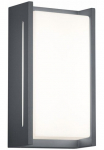 TRIO Leuchten TRIO Ap&scaron;vietimas LED Sieninis &scaron;viestuvas &raquo;INDUS&laquo; LED-Board 1 Stk. Warmwei&szlig; Sieninis &scaron;viestuvas Hauswand IP54 Fassadenbeleuchtung warmwei&szlig; 3000K 23x12 cm