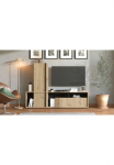INOSIGN Sekcija &raquo;Chania 195 cm ir TV spintelė ir Highboard&laquo; rinkinys rinkinys 2 Stk. dalys