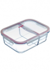 WESTMARK Maisto laikymo indai &raquo;Glas-Frischhaltedose 1380 ml su 2 separaten F&auml;chern&laquo; 1 Stk. dalys mikrowellen- ir ofenfest 1380 ml = 850 + 530 ml