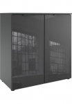 Wimex Komoda &raquo;Level36 black C by fresh to go&laquo; su Glaselementen ant der priekis soft-close Funktion 81cm plotis