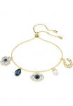 Swarovski Аpyrankė &raquo;Armkette Symbolica Gl&uuml;cksklee Magisches Auge Hufeisen&laquo; su &reg; Kristall - su &reg; Perle