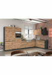 KOCHSTATION Virtuvinis komplektas &raquo;KS-Riesa&laquo; Stellbreite 390/180 cm be E-Ger&auml;te
