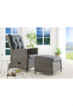 Destiny Gartenlounge-Set &raquo;CASA RELAX CASA&laquo; 1x Fotelis 1x Kojų kėdutė ir atrama 4 Stk. dalys Aliumininis Polyrattan