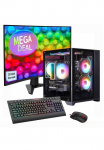 GAMEMAX PC-Komplettsystem &raquo;MegaDeal Infinity Mini 2633 Ryzen 5 7500F RTX 5060Ti 32GB DDR5 1TB SSD&laquo; 32 &Prime; AMD Ryzen 5 GeForce RTX&trade; 5060Ti 32 GB RAM 1.000 GB SSD Windows 11 DDR5 RAM + MSI MAG 32C6 Curved monitorius 80cm (32")