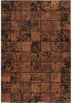 calo-deluxe Kilimas &raquo;Rankel 205 Lederteppich&laquo; rechteckig 5 mm auk&scaron;tis farbige Patchwork Unikate echtes Rinderfell Wohnzimmer