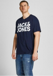 Jack & Jones PlusSize Palaidinė apvalia i&scaron;kirpte &raquo;CORP LOGO TEE&laquo;