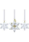 Swarovski Pakabinama dekoracija &raquo;Sammelfigur Multipack Annual Edition 3D Ornament rinkinys 2024&laquo; &reg; Kristall