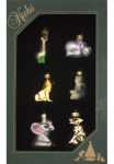 Krebs Glas Lauscha Krebs I&scaron; stiklo Lauscha Eglutės žaisliukai &raquo;Mini Zoo rinkinys Multicolor 35cm&laquo; Eglutės žaisliukai i&scaron; I&scaron; stiklo mundgeblasen handgefertigt mini Figūrėlė