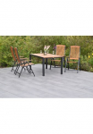 MERXX Garten-Essgruppe &raquo;&raquo;Athos&laquo;&laquo; rinkinys 5-fach Reguliuojamas atlo&scaron;as Aliumininis su Akazienholz 5 Stk. dalys Tisch: LxB: 150x90 cm