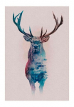Komar Paveikslas &raquo;Animals Forest Deer&laquo; Tiere 1 Stk. dalys paveikslas zur dekoracija - be grotelės