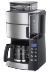 RUSSELL HOBBS Kavos virimo aparatas su Mahlwerk &raquo;Grind & Brew 25610-56&laquo; 125 l Kavinukas Papierfilter 1x4 125l Glaskanne 1 iki 10 Puodeliai Digitaler Timer Mahlgradeinstellung