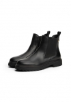 Tommy Hilfiger Aulinukai &raquo;TH LEATHER CLEATED CHELSEA&laquo; Blockabsatz aulinukai Aulinukai beidseitiger Stretcheinsatz