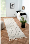 Myflair M&ouml;bel & Accessoires Ilgo plauko kiliminis takelis &raquo;Moroccan Design&laquo; rechteckig 24 mm auk&scaron;tis modern marokkanisches Design Rauten ra&scaron;tas &scaron;velnus durch Hochflor