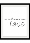 queence Paveikslas &raquo;Liebe&laquo; Liebesspr&uuml;che | Motivationsbilder | Dekoracija | Schwarz-Wei&szlig; HD Premium Poster-Druck ir Holzrahmen
