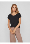 Vila Palaidinė apvalia i&scaron;kirpte &raquo;VIDREAMERS NEW PURE T-SHIRT/SU-NOOS&laquo; Baumwollmischung regular forma