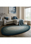 FLAIR RUGS Kilimas &raquo;PUDDLE OMBRE WOOL&laquo; rechteckig 11 mm auk&scaron;tis Vilnonis kilimas in Pf&uuml;tzenform