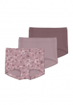 Name It Kelnaitės &scaron;ortukai &raquo;NMFTIGHTS 3P MAUVE gėlė NOOS&laquo; Rinkinys 3 Stk.