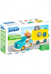 Playmobil&reg; Konstruktions-Spielset &raquo;Verr&uuml;ckter Donut Truck su Stapel- ir Sortierfunktion (71702)&laquo; JUNIOR; pagamintas in Europe